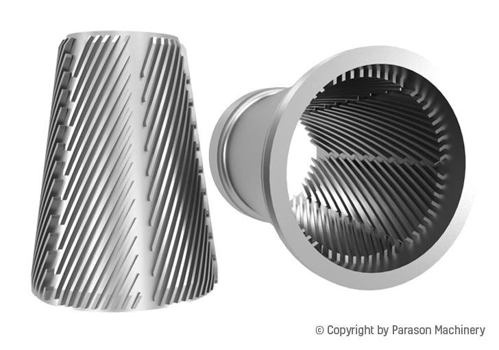 monobock refiner filling tricone